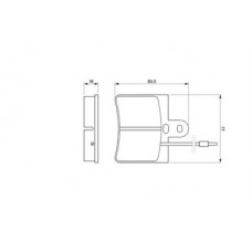 0 986 424 025 BOSCH Комплект гальмівних колодок, дискове гальмо