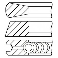 PR25-000 FAI AutoParts Комплект поршневих кілець