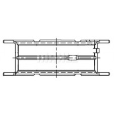 001 FL 21834 000 MAHLE Підшипник колінвалу