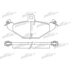PBP878 PATRON Комплект гальмівних колодок, дискове гальмо