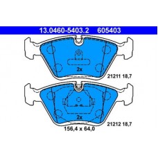 13.0460-5403.2 ATE Комплект гальмівних колодок, дискове гальмо