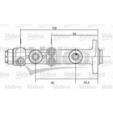 350675 VALEO Головний гальмівний циліндр