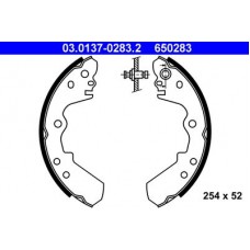 03.0137-0283.2 ATE Комплект гальмівних колодок