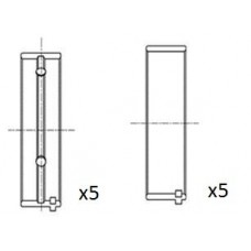 BM1006-050 FAI AutoParts Підшипник колінвалу