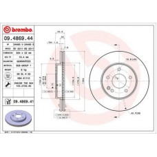 09486941 BREMBO Гальмівний диск