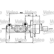 402231 VALEO Головний гальмівний циліндр