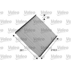 715552 VALEO Фильтр, воздух во внутренном пространстве