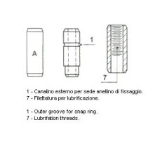 01-0045 METELLI Направляющая втулка клапана