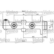 350686 VALEO Головний гальмівний циліндр