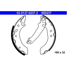 03.0137-0237.2 ATE Комплект гальмівних колодок