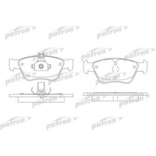 PBP1049 PATRON Комплект гальмівних колодок, дискове гальмо