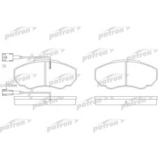PBP1478 PATRON Комплект гальмівних колодок, дискове гальмо