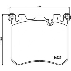 8DB 355 020-431 HELLA Комплект гальмівних колодок, дискове гальмо