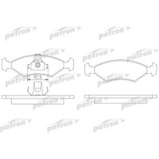 PBP1081 PATRON Комплект гальмівних колодок, дискове гальмо