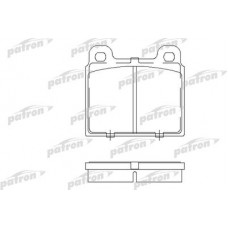 PBP084 PATRON Комплект гальмівних колодок, дискове гальмо