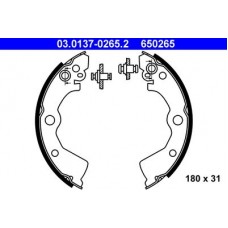 03.0137-0265.2 ATE Комплект гальмівних колодок