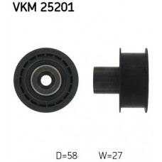 VKM25201 SKF DELLO OPEL Ролик натяж.(пластик) 1,6D 87-;1,7D