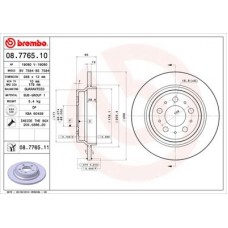 08776511 BREMBO Гальмівний диск