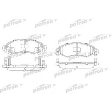 PBP1423 PATRON Комплект гальмівних колодок, дискове гальмо