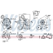 93080 NISSENS Компрессор, наддув