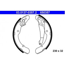 03.0137-0357.2 ATE Комплект гальмівних колодок