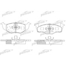 PBP1054 PATRON Комплект гальмівних колодок, дискове гальмо