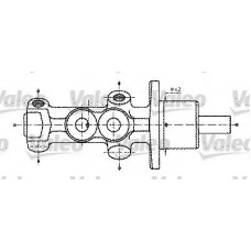 402232 VALEO Головний гальмівний циліндр