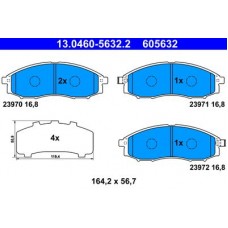 13.0460-5632.2 ATE Комплект гальмівних колодок, дискове гальмо