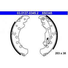 03.0137-0345.2 ATE Комплект гальмівних колодок