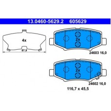 13.0460-5629.2 ATE Комплект гальмівних колодок, дискове гальмо