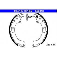 03.0137-0318.2 ATE Комплект гальмівних колодок