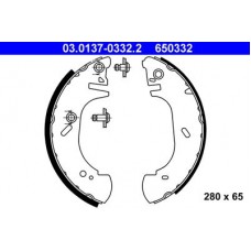 03.0137-0332.2 ATE Комплект гальмівних колодок