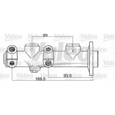 350628 VALEO Головний гальмівний циліндр