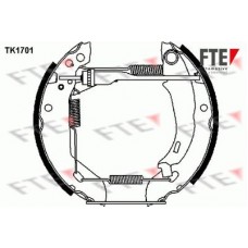 TK1701 FTE Комплект гальмівних колодок