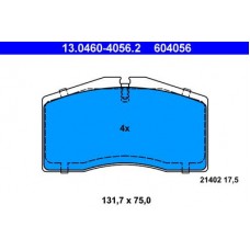 13.0460-4056.2 ATE Комплект гальмівних колодок, дискове гальмо