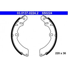 03.0137-0224.2 ATE Комплект гальмівних колодок