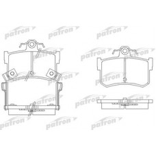 PBP917 PATRON Комплект гальмівних колодок, дискове гальмо
