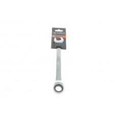 Ключ ріжково-накидний з тріскачкою 19 mm 72 зуб. L-235 mm
