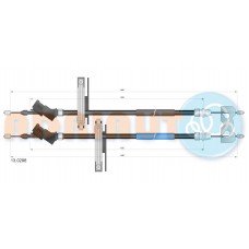 Трос ручного гальма ADRIAUTO 13.0296