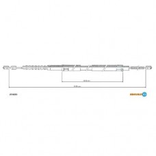 Трос ручного гальма ADRIAUTO 27.0215