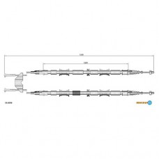 Трос ручного гальма ADRIAUTO 33.0296