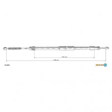 Трос ручного гальма ADRIAUTO 35.0235