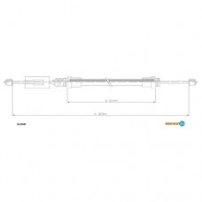 Трос ручного гальма ADRIAUTO 35.0240
